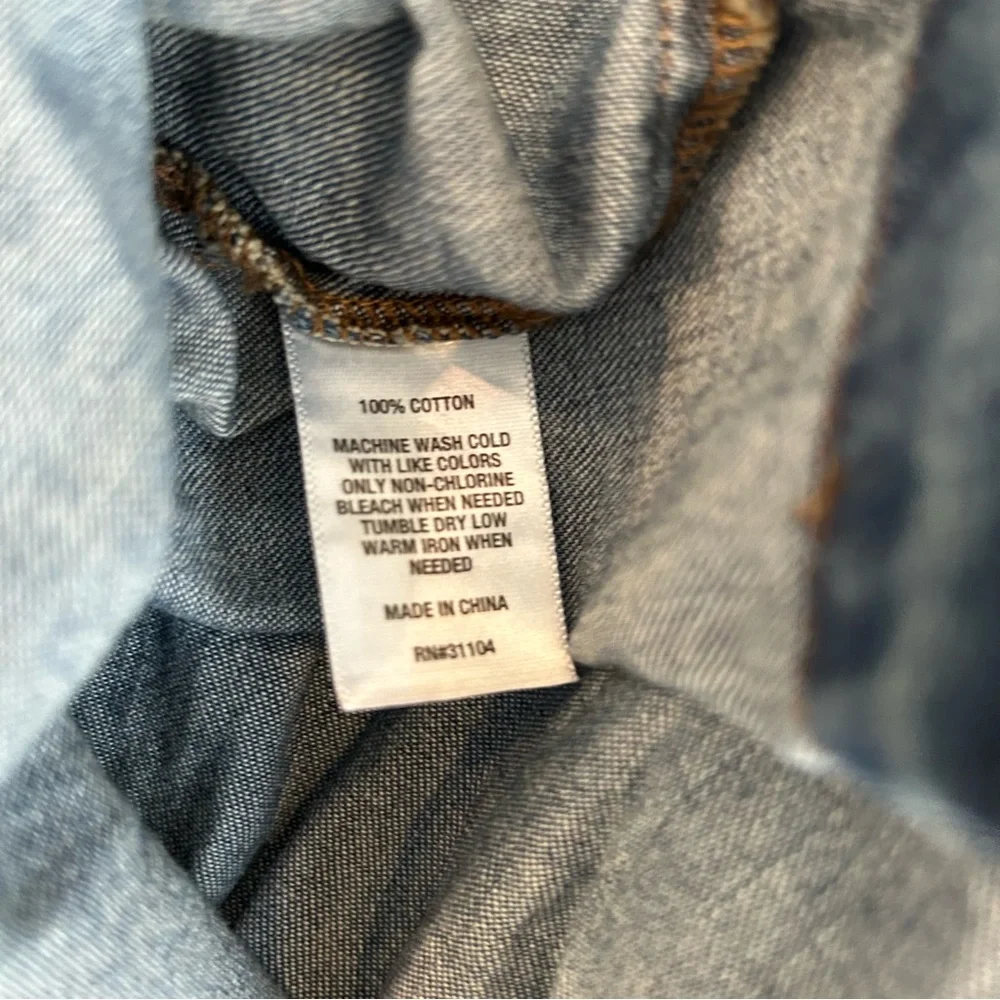 Crown & Ivy Denim Tiered Dress NWT - Picture 6 of 9